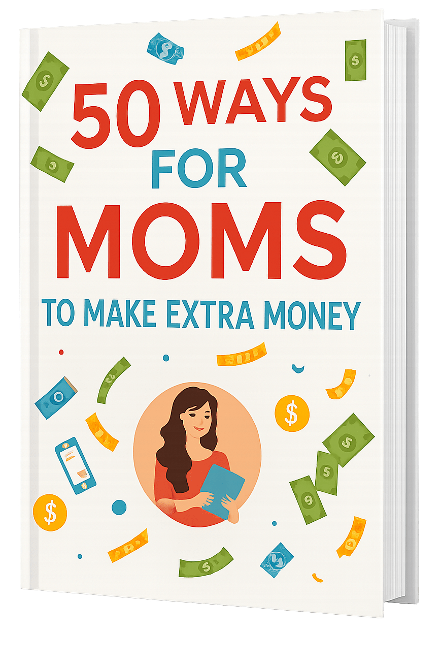 Book cover: 50 Ways for Moms to Make Extra Money